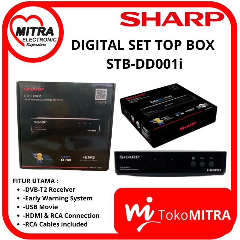 Jual DIGITAL SET TOP BOX SHARP STB-DD001i | Shopee Indonesia