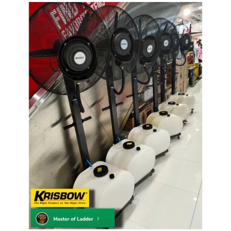 Jual Krisbow Misty Fan 60 L Kipas Angin Uap Air Embun 26 Inch | Shopee ...