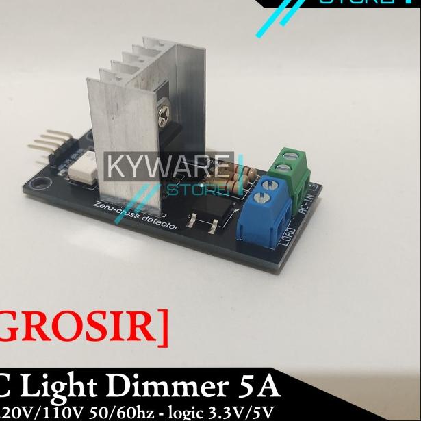 Jual AC Light Dimmer Robotdyn Module 1 Channel 220V 110V logic 5V 3.3V