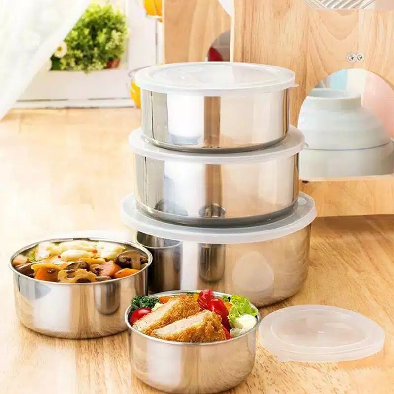 Jual Rantang 5 susun stainless tempat makan stainless | Shopee Indonesia