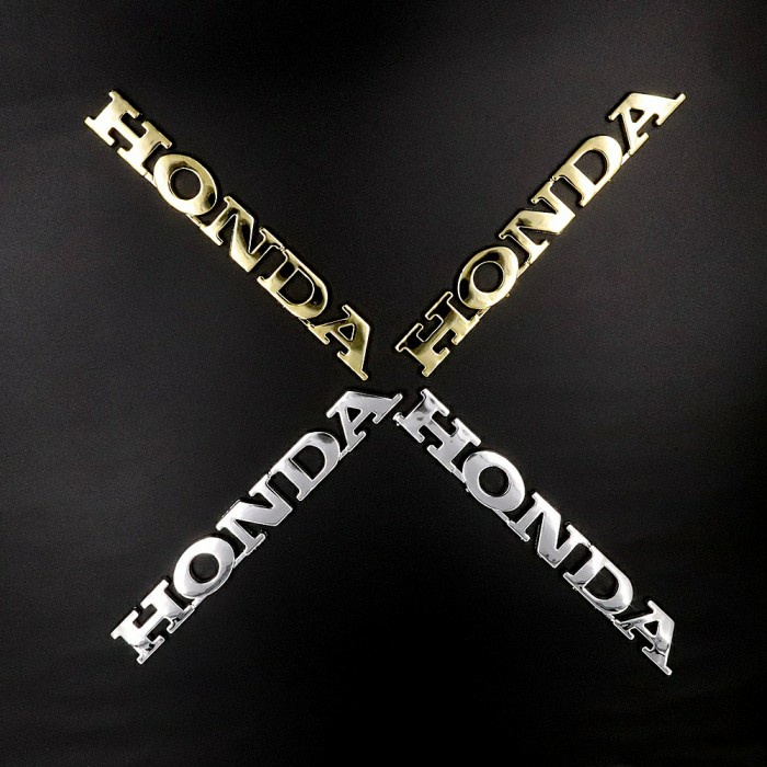 Jual [COD] Emblem Tulisan Honda 3D tiga dimensi Emblem Honda Emblem