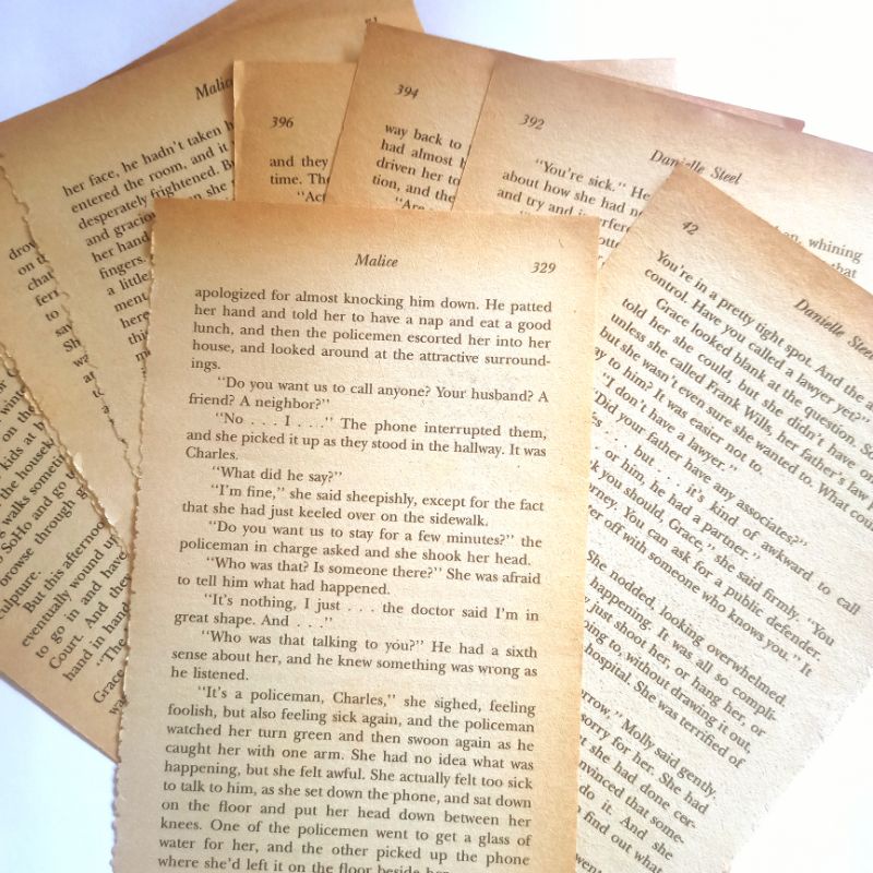 Jual Kertas Novel Jadul Vintage Bahasa Inggris | Shopee Indonesia