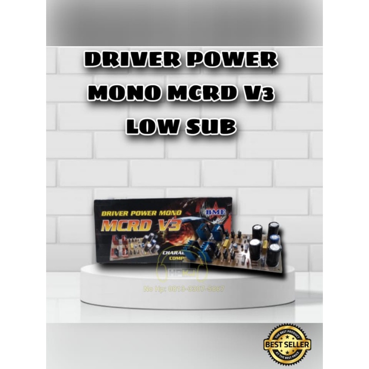 Jual KIT DRIVER POWER MONO MCRD V3 BME LOW SUB Driver power mono mcrd