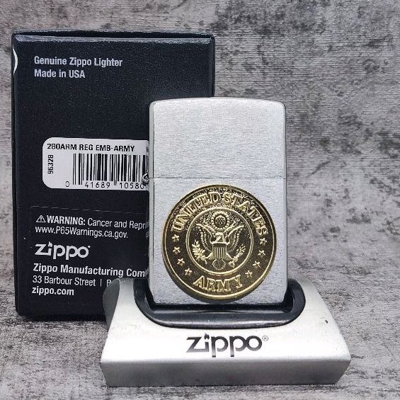Jual Zippo 280ARM Reg Emblem Army Original | Shopee Indonesia