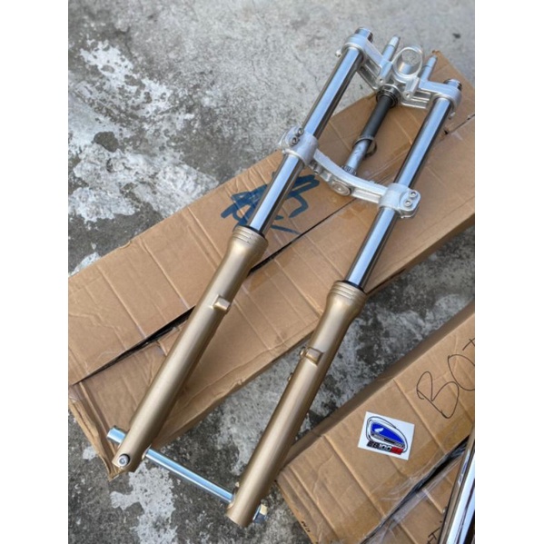 Jual SHOCK SKOK DEPAN NINJA RR GORILA SHOCK NINJA R SUDAH CROM PNP