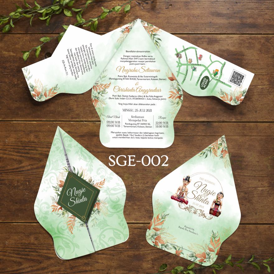 Jual Undangan Pernikahan Kekinian, Murah, Elegan, Rustic, etnik