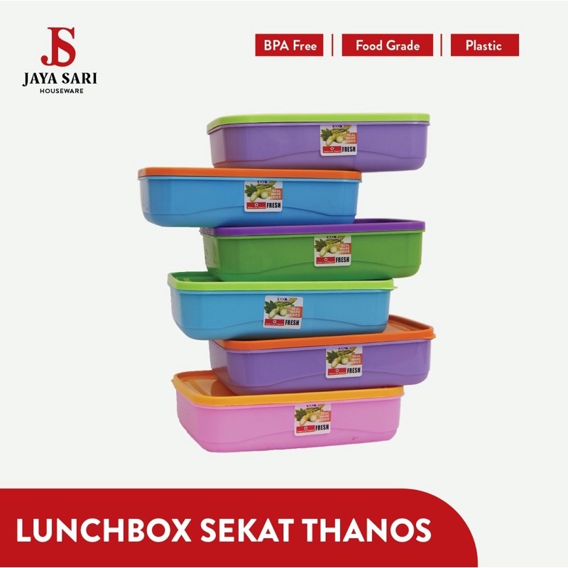 Jual Lunch box sekat thanos green line seal ware series / Kotak bekal ...