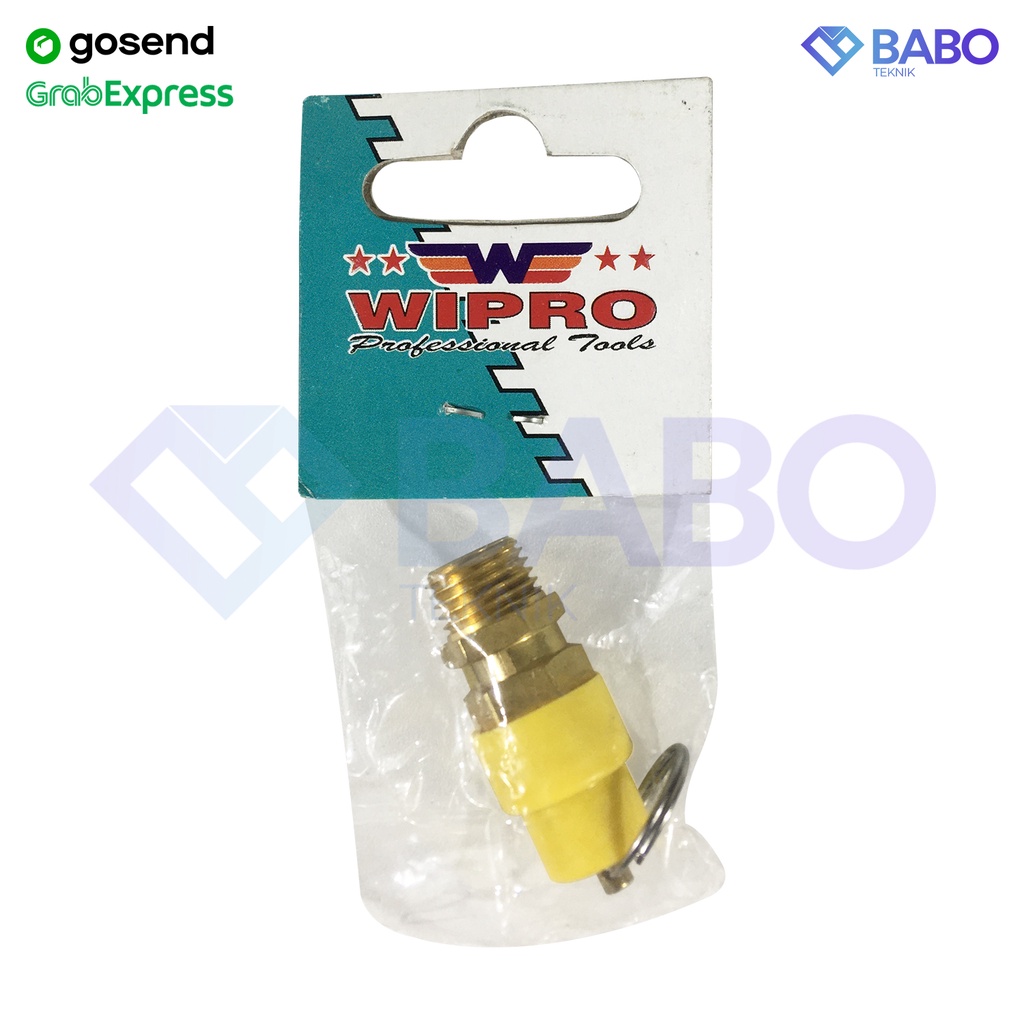 Jual WIPRO Spare Part kompresor safety valve kuningan 1/4 inch Shopee