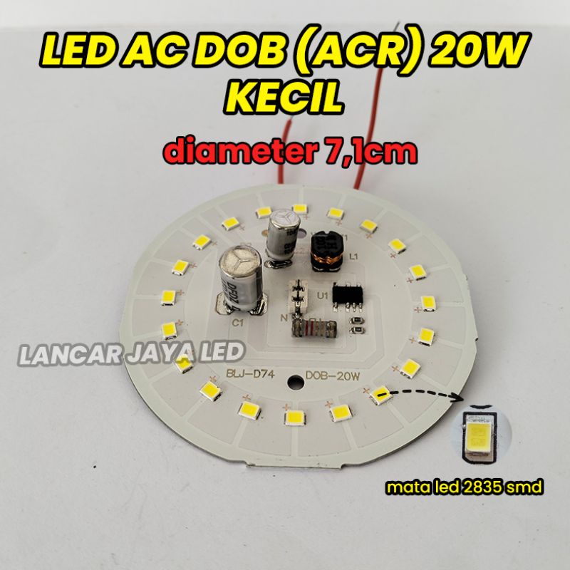 Jual PCB LED AC (ACR) Lengkap 3,5,7,9,12,15,18,20,30,40, Watt | Shopee ...