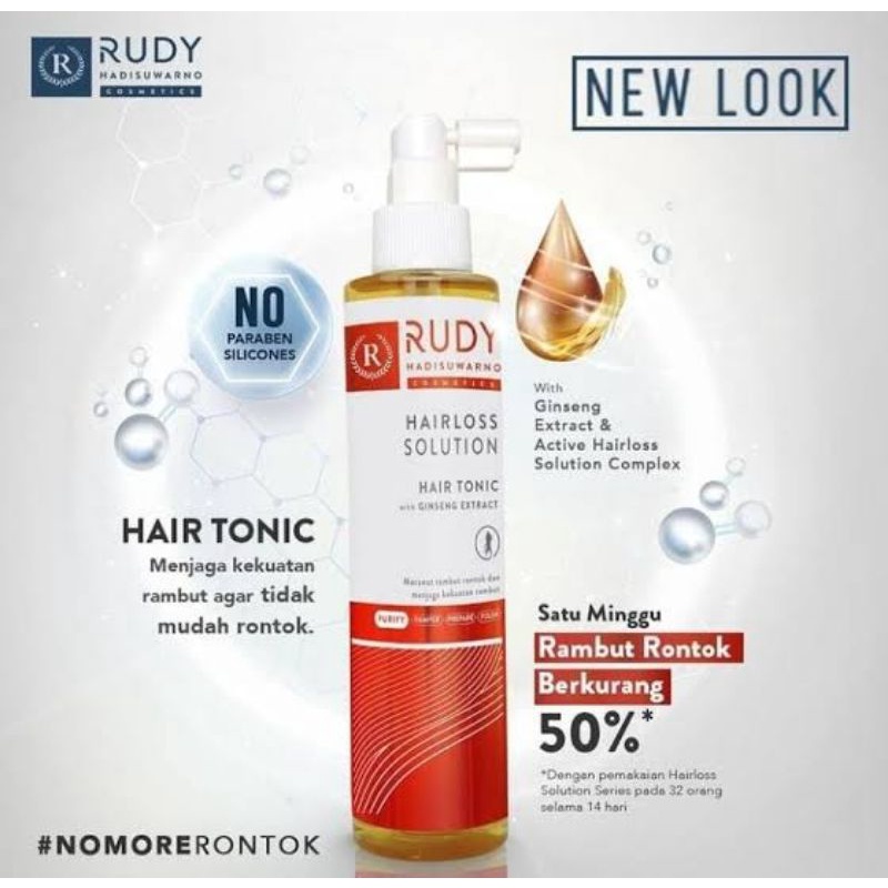 Jual Rudy Hadisuwarno Hair Tonic Ginseng 225 ml Hairloss Solution ...