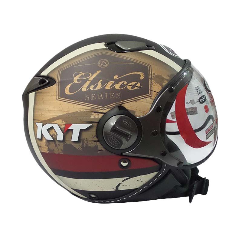 Jual Helm Kyt Elsico Motif Solid Orijinal Shopee Indonesia