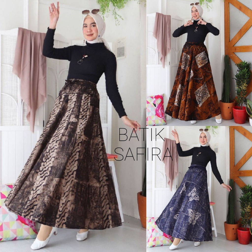 Jual Rok Batik Payung Jumbo Panjang Lebar Dewasa Bawahan Batik Cap ...