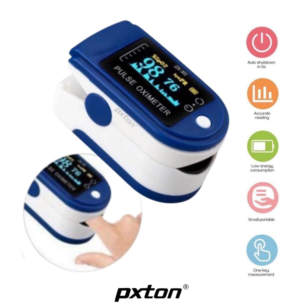 Jual PXTON Oximeter / Oxymeter LK88 Pengukur Kadar Oxigen Fingertip Pulse Fingertip Pulse