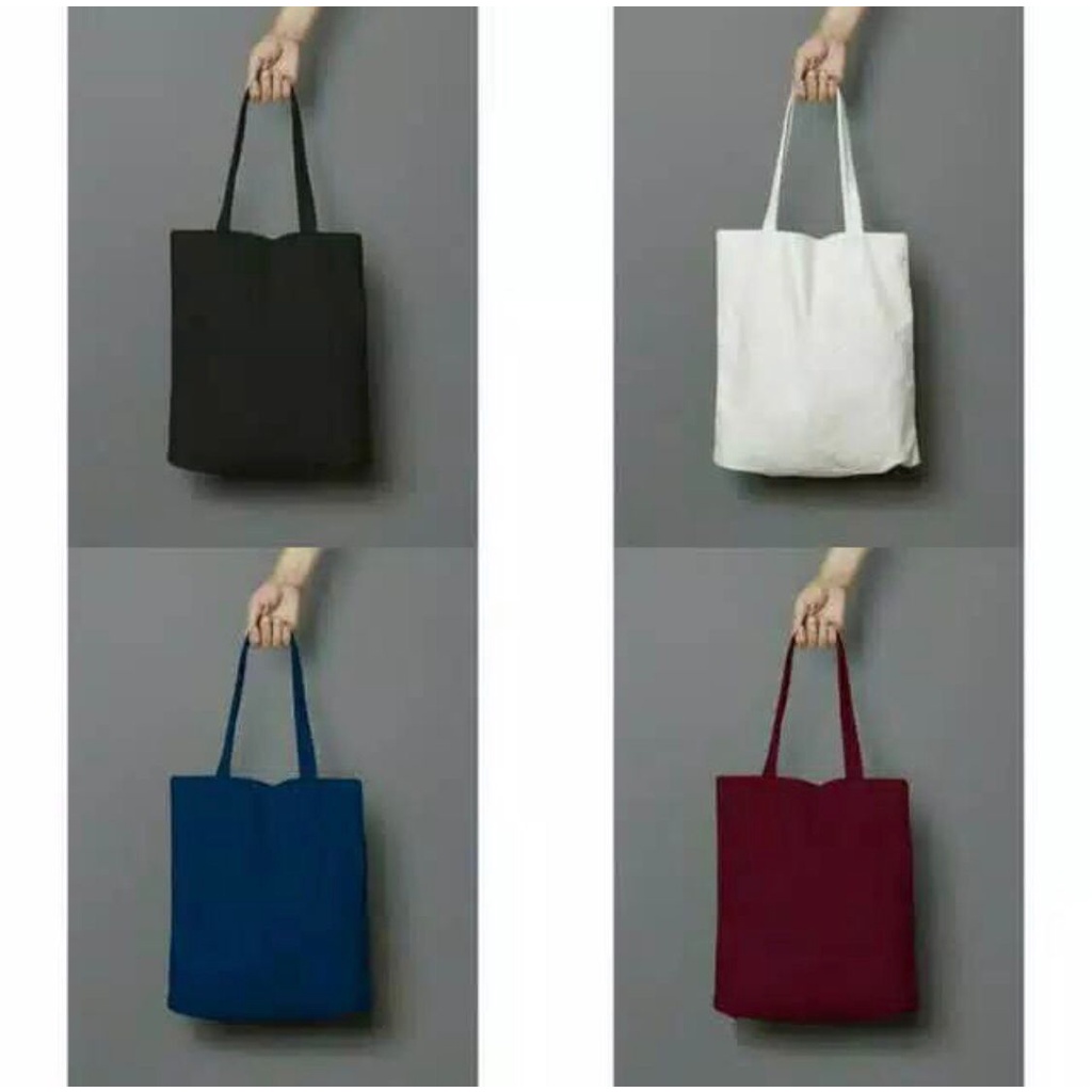 Jual Pakai Resleting Tote Bag Polostotebagsemi Kanvasanti Air Shopee Indonesia 4703