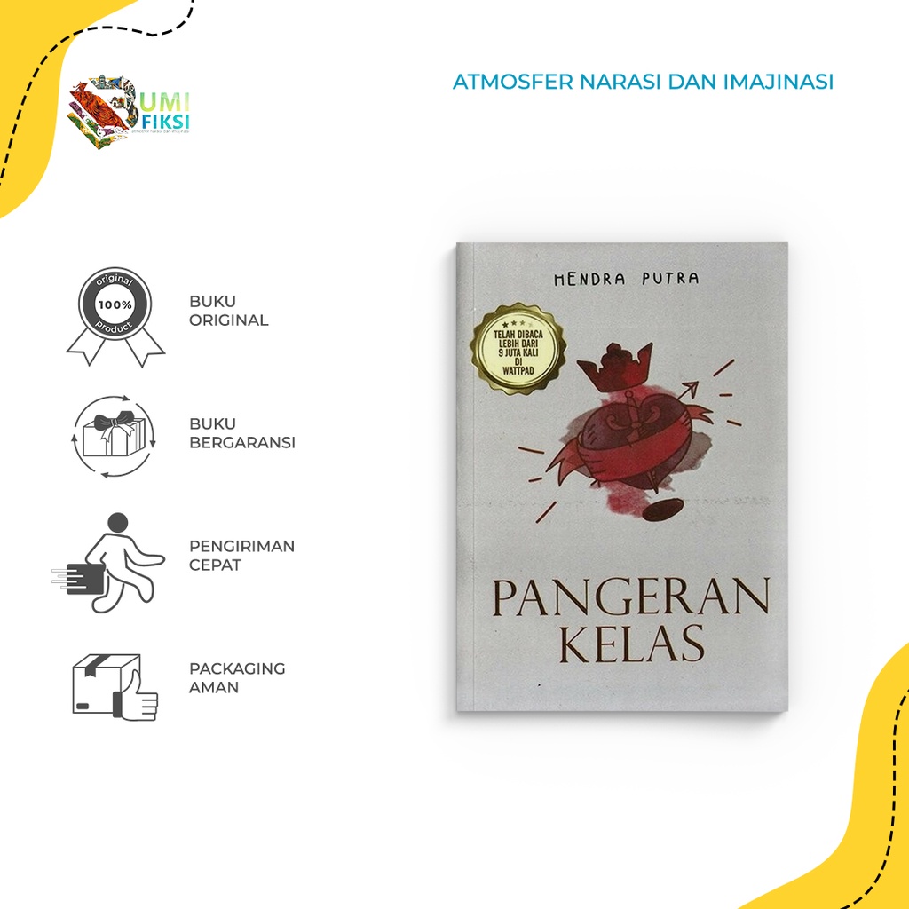 Jual [Sale] Buku Novel Pangeran Kelas - Bintang Media - Hendra Putra - Bumi  Fiksi | Shopee Indonesia