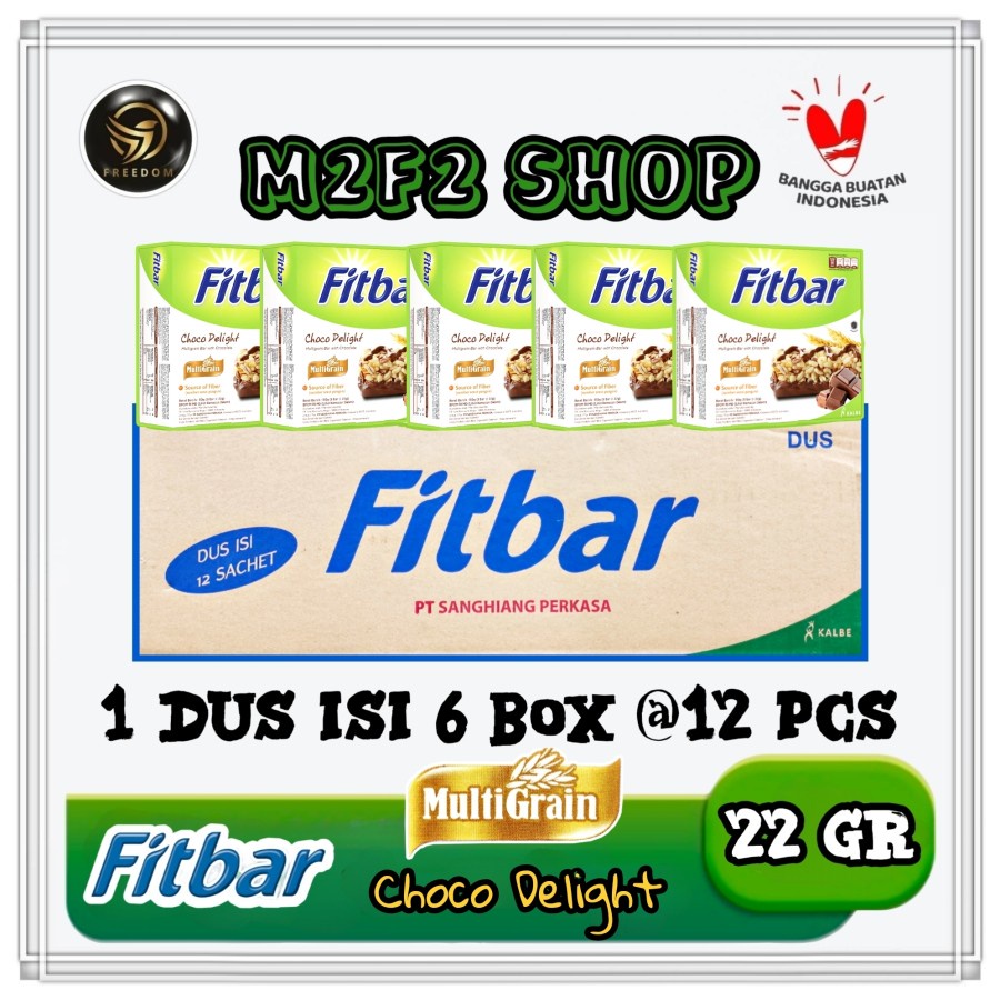 Jual Fitbar Multigrain Bar With Chocolate | Choco Delight - 20 gr ...