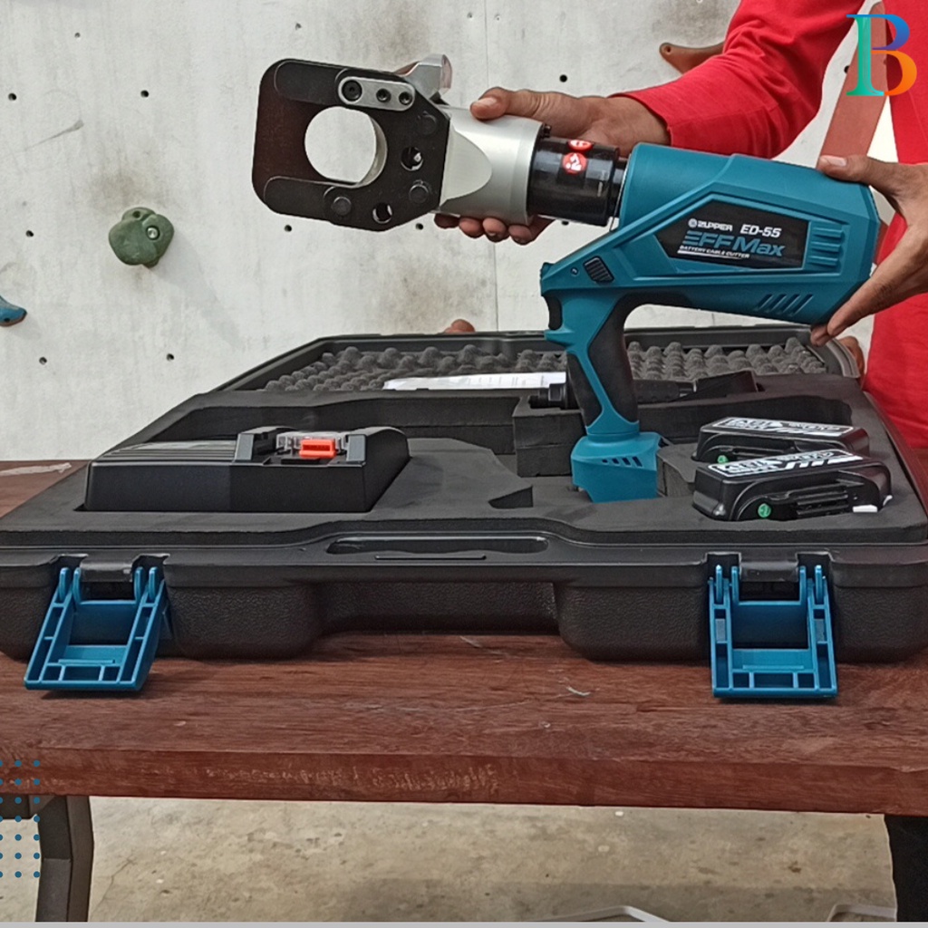 Jual ZUPPER BATTERY POWERED CABLE CUTTING TOOL ED-55 | Shopee Indonesia