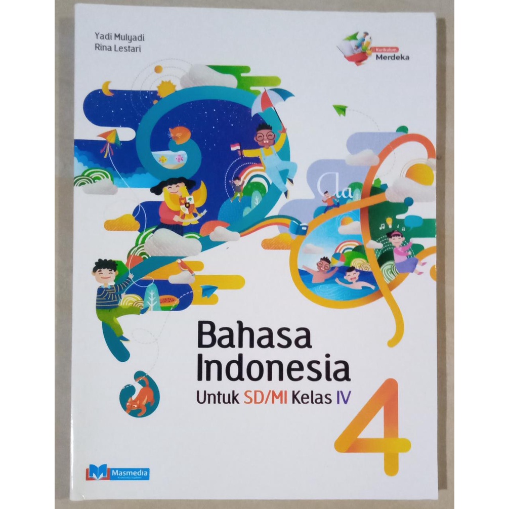 Jual Buku Bahasa Indonesia Kelas 4 SD Masmedia Kurikulum Merdeka