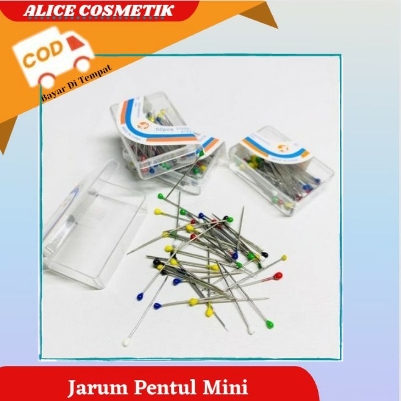 Jual Jarum Pentul Mini Jarum Pentol Hijab Jilbab Pentolan Jilbab