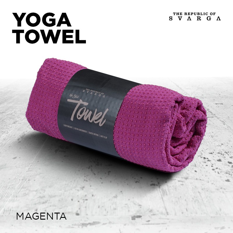Jual The Republic of Svarga Yoga Mat Towel with Bag Anti Slip, Anti
