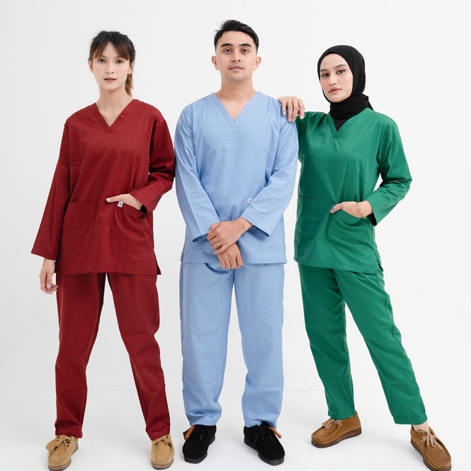 Jual Classic Scrub Drill Sba Medical Baju Ok Baju Ok Lengan