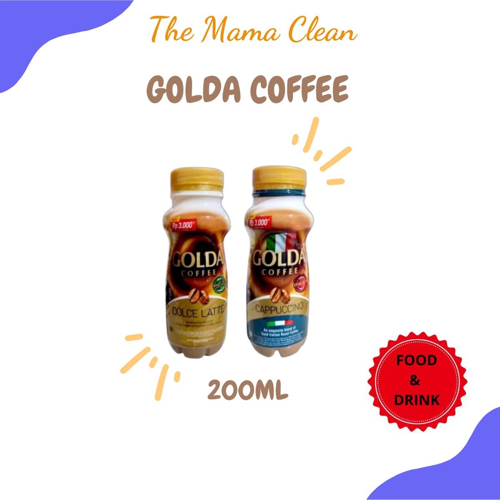 Jual GOLDA Coffee Kopi Siap Minum Botol 200ML | Shopee Indonesia