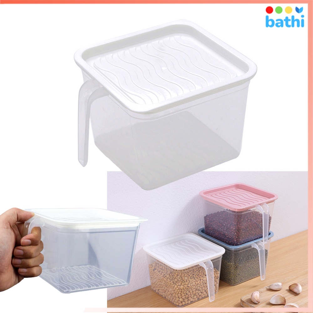 Jual BATHI Toples Box Plastik Kedap Udara Penyimpanan Bahan Makanan ...