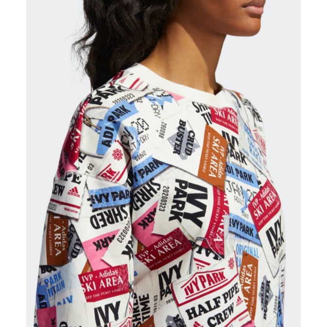 Jual Sweatshirt Adidas Ivy Park Ski Tag Crew (Unisex) | Shopee 