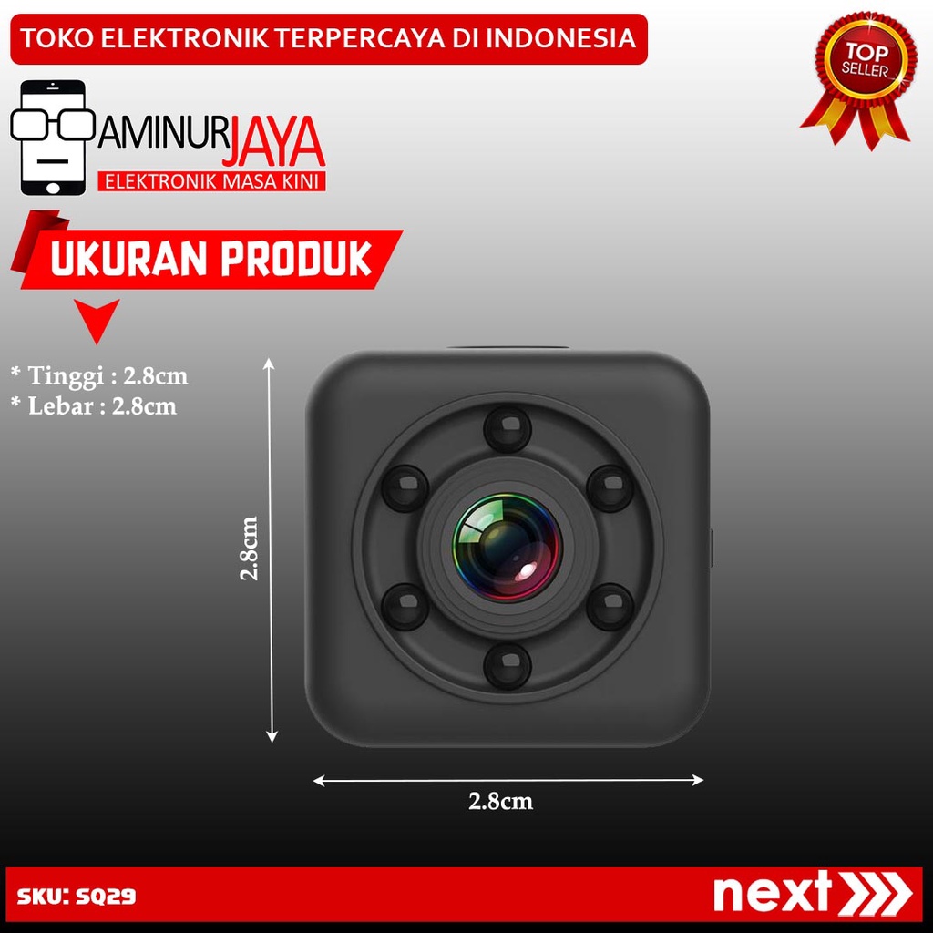 Jual SQ29 Spy Camera Mini Action Cam Kamera Sport Wifi Wireless ...