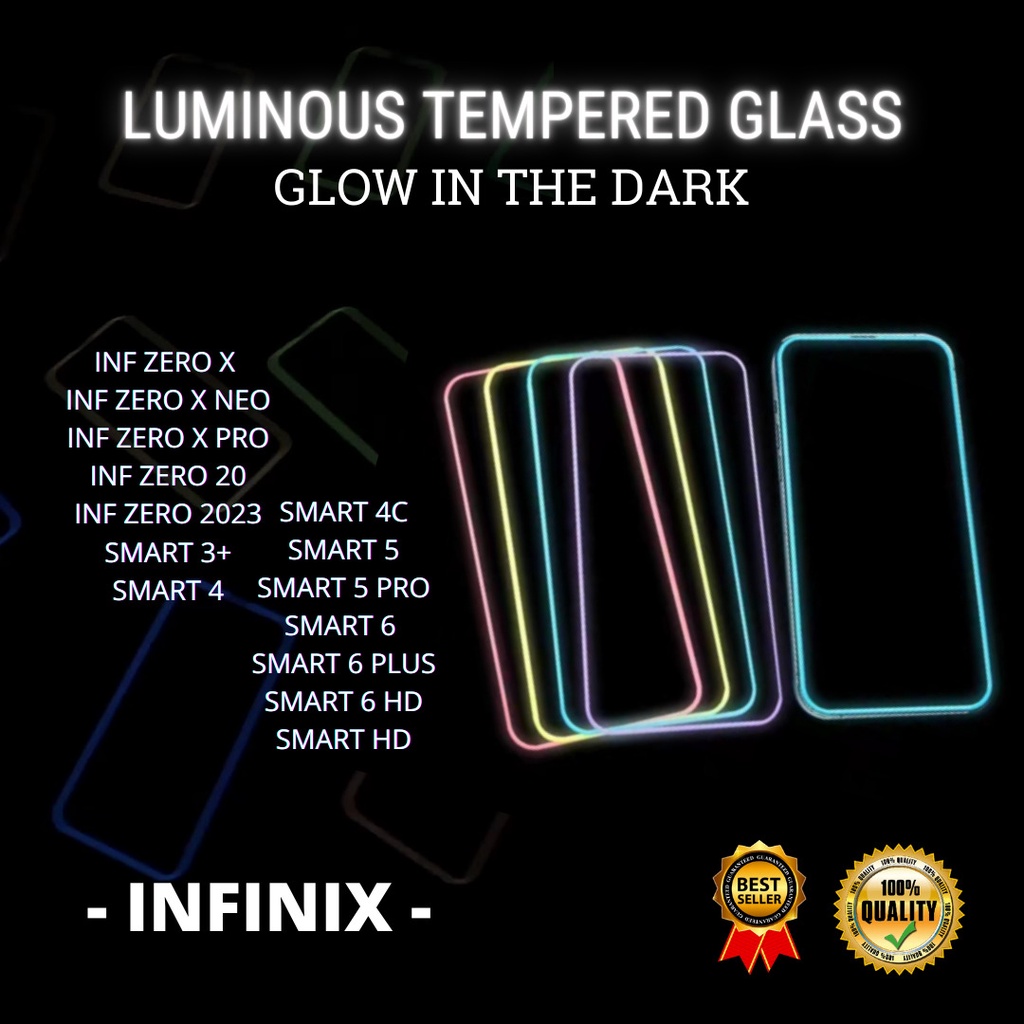 Jual LUMINOUS TEMPERED GLASS INFINIX ZERO XZERO X NEOZERO X PROZERO