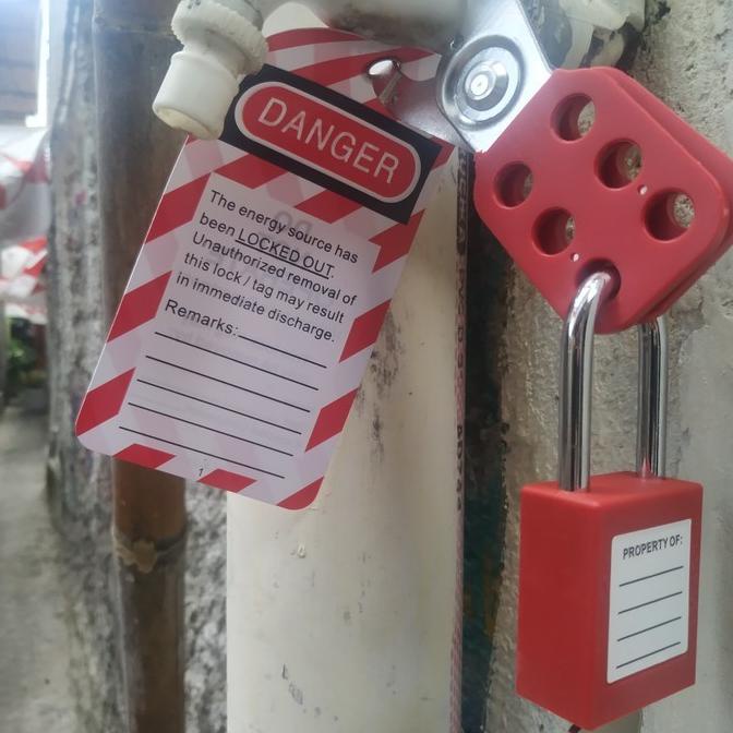 Jual Generic Generic Lockout Tagout Kit - Safety Lockout Padlocks Loto ...