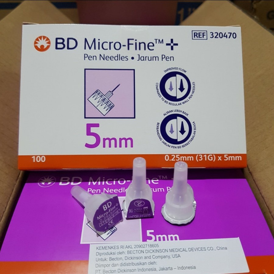 Jual Jarum Insulin Bd Micro Fine Mm Dan Mm Box Isi Shopee