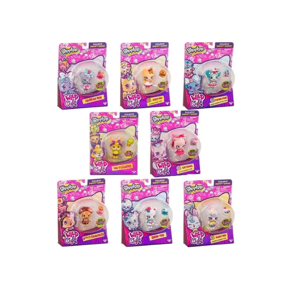 Shopkins Wild Style Shoppet - Kissy Boo