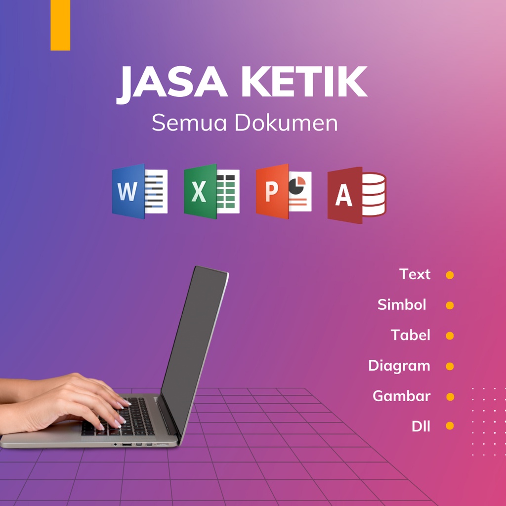 Jual JASA KETIK MS WORD, EXCEL, ACCES, POWER POINT | Shopee Indonesia