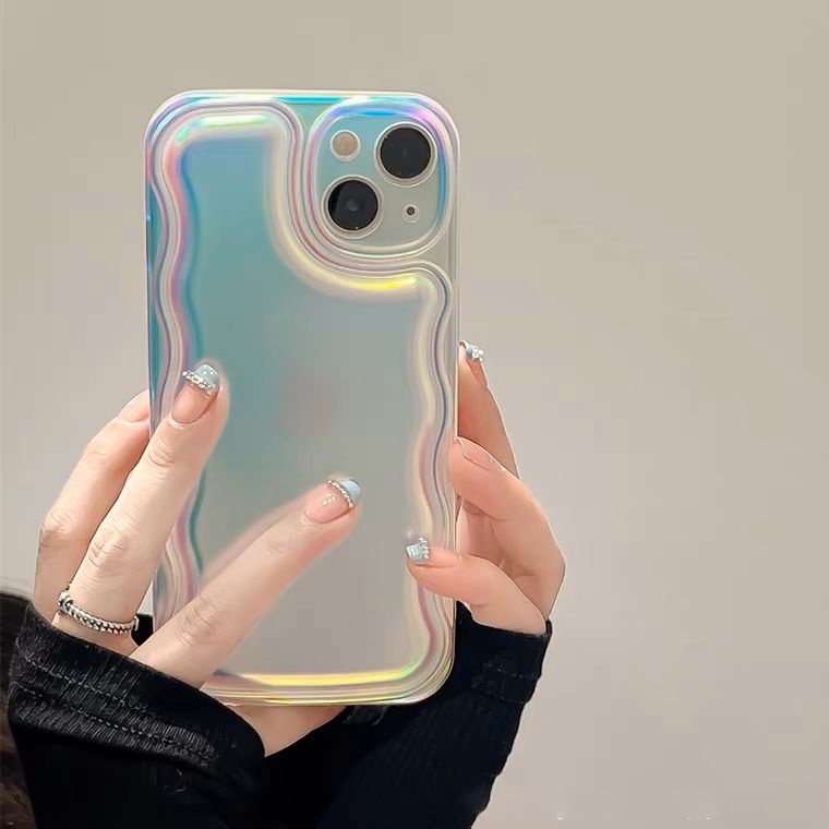 Jual [TPC] Soft Case Iphone Hologram Fairy Matte Gradasi Laser Case