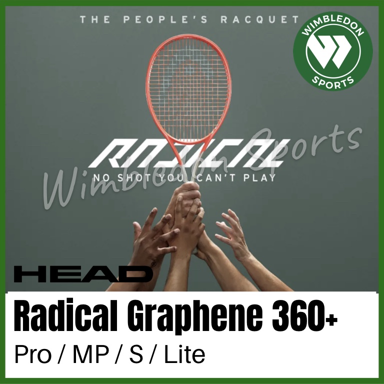 Jual Raket Tenis Head Graphene 360+ Radical / Head Radical Graphene 360 ...