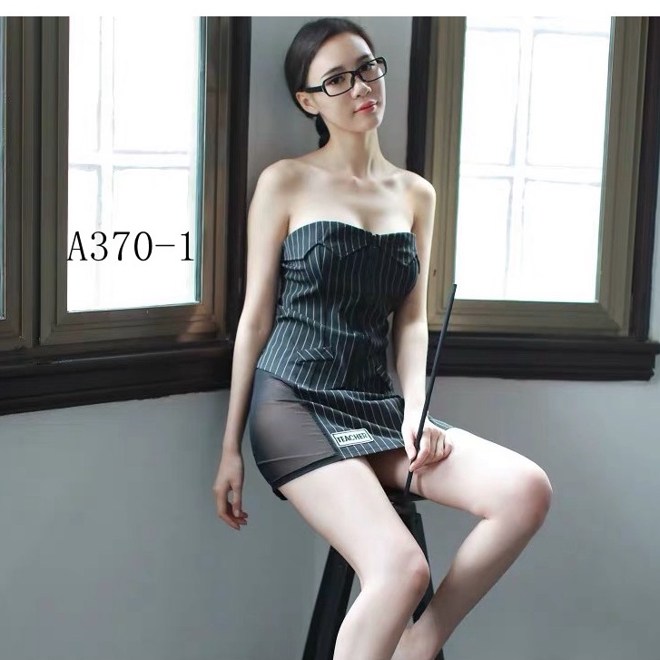 Jual Sexy Lingerie Teacher Kostum Cosplay Seragam Sekretaris Guru Kantor Lingerie A370 1 0301