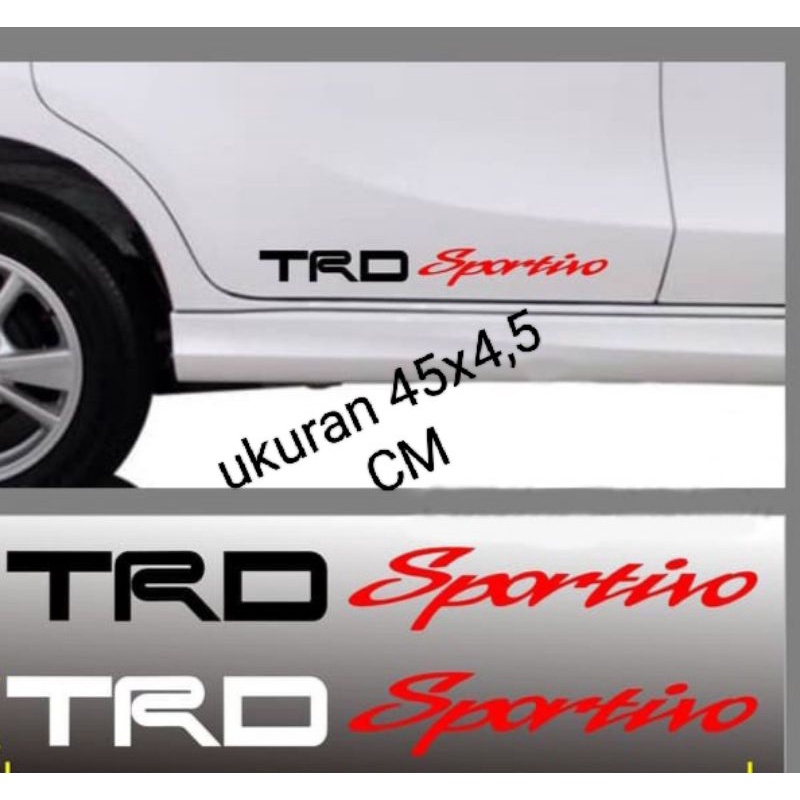 Jual Sticker Mobil Trd Sportivo Stiker Cutting Shopee Indonesia