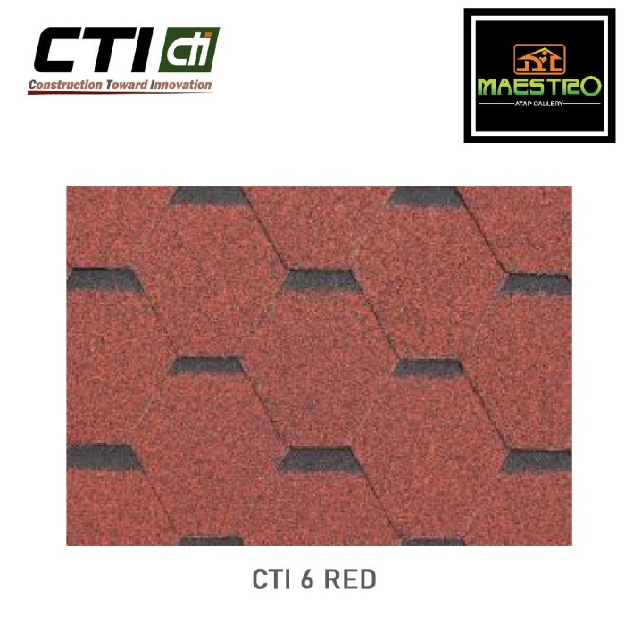 Jual Atap Bitumen CTI CT6 Red | Shopee Indonesia