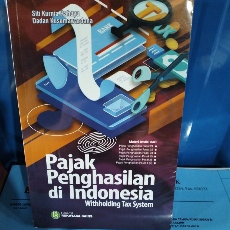 Jual Pajak Penghasilan Di Indonesia With Holding Text System Penerbit ...