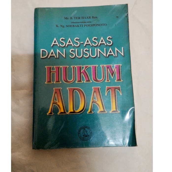 Jual Asas-Asas Dan Susunan Hukum Adat | Shopee Indonesia