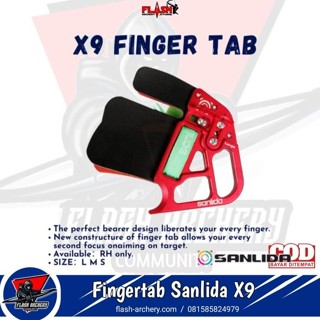 Jual Azaliamarket - Murah  Finger Tab Sanlida X9 Ori- Fingertab Busur 