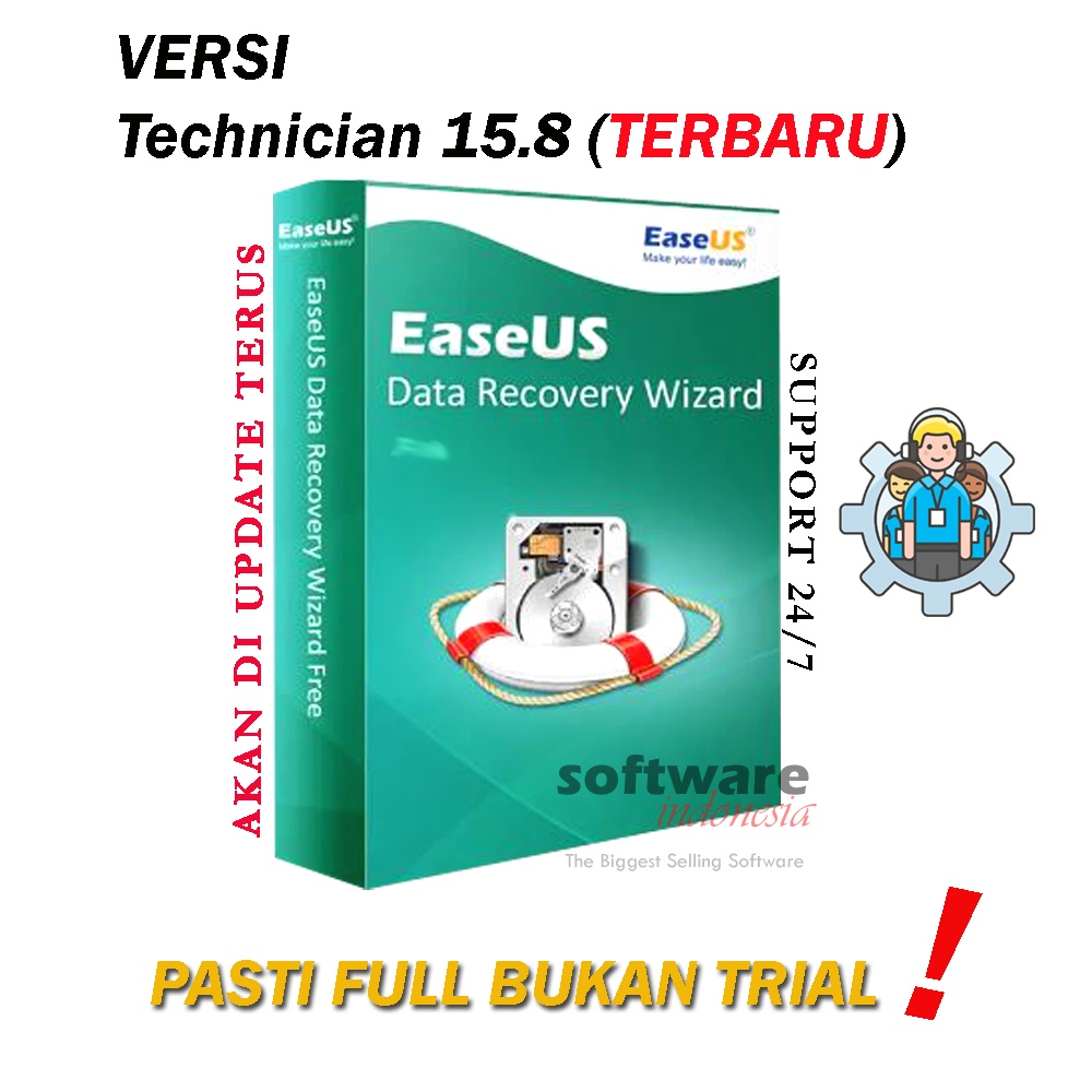 Jual EaseUS Data Recovery Wizard Technician (VERSI SESUAI DI GAMBAR ...