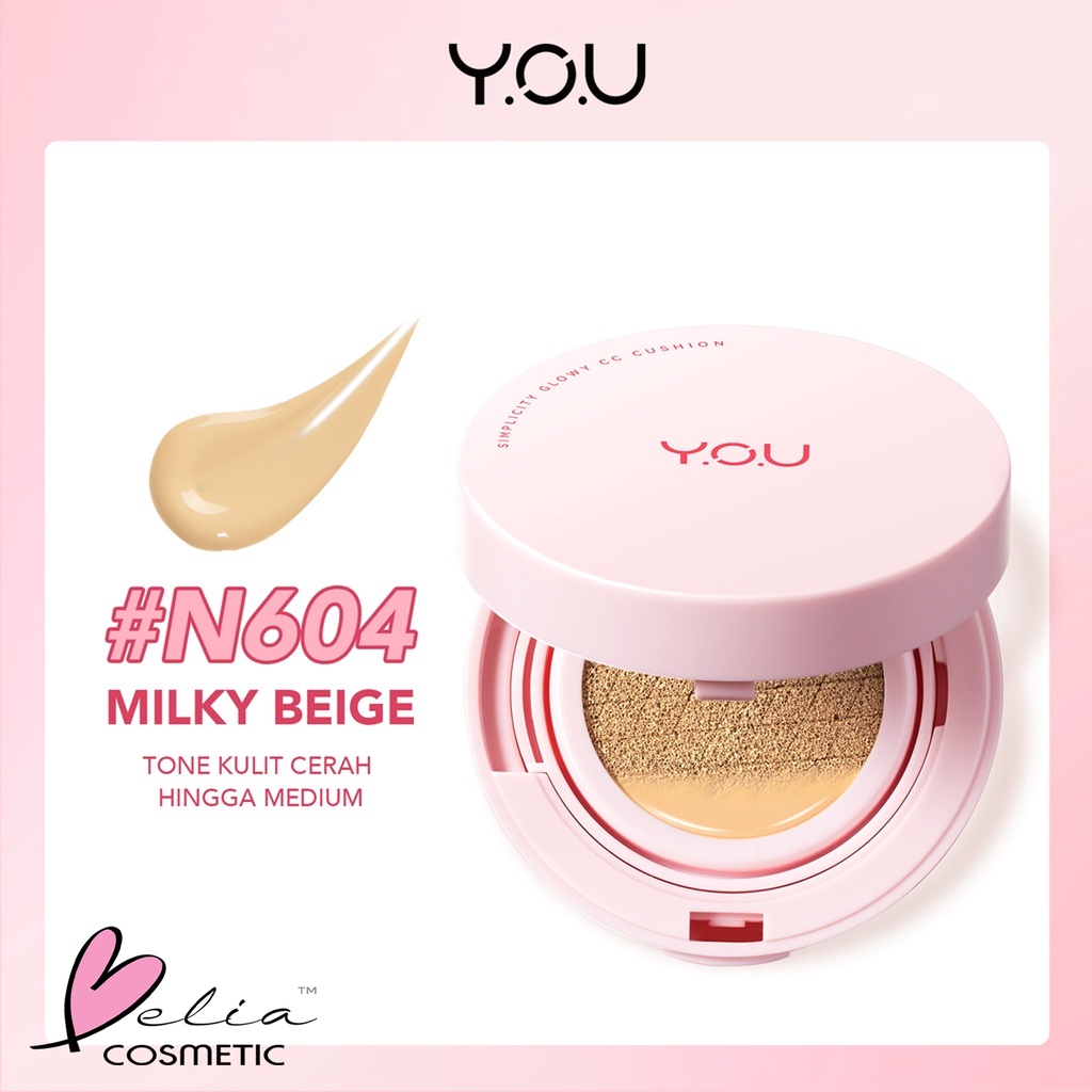 Jual BELIA YOU The Simplicity Glowy CC Cushion (NEW PACKAGING) Color