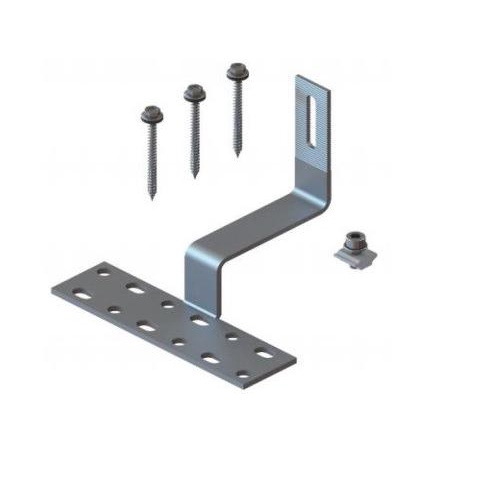 Jual Mounting Panel Surya/Solar Panel - Fixed Horizontal Tile Hook ...