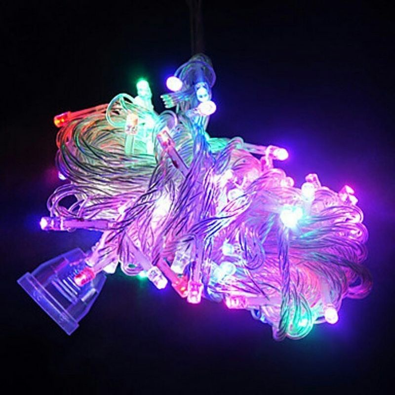 Jual warna lampu rainbow / warna warni Panjang -+ 9 sampai 10 Meter ...