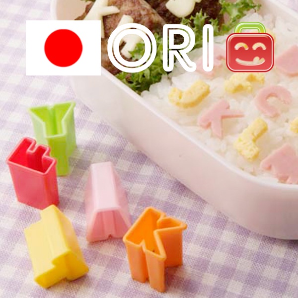 Jual Cute Bento Food Cutter Stamp Cetakan ABC Alphabet Dekorasi Bekal ...