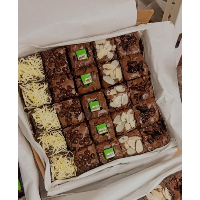 Jual brownies sekat ekonomis / brownies potong/ sekatbrownies / brokat