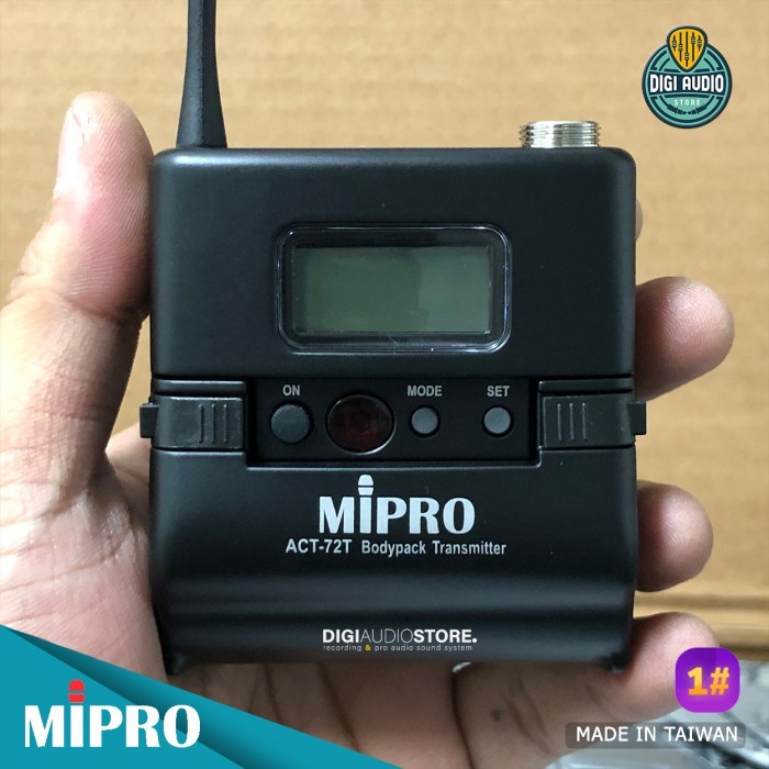 Jual Wireless Headset Microphone MIPRO ACT-717B ACT-72T MU-23 Headworn ...