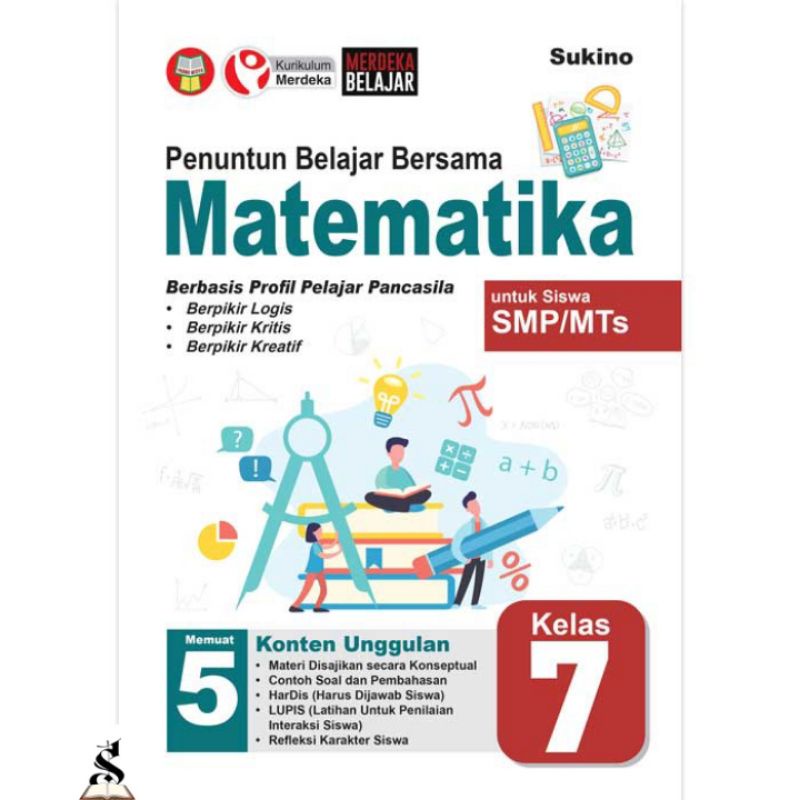 Jual BUKU PENUNTUN BELAJAR BERSAMA MATEMATIKA SMP/MTs KELAS 7 KURIKULUM ...